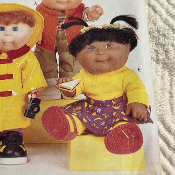 Butterick Pattern 6736 Cabbage Patch Kids Clothes 5 Outfits Uncut 2000 12” Doll - Picture 8 of 10